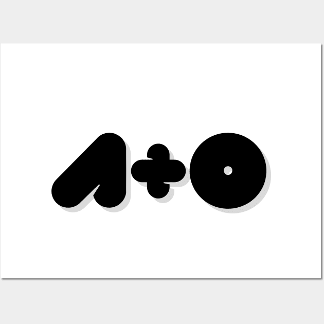 Initials A+O Wall Art by Felicias portraits